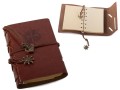 Notes Podróżnika retro vintage brązowy
