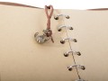 Notes Podróżnika retro vintage brązowy