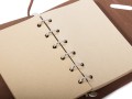 Notes Podróżnika retro vintage ciemny brąz