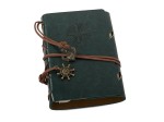 Notes Podróżnika retro vintage zielony