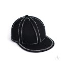 Czapka daszek letnia W cieniu podróży czarna fullcap unisex