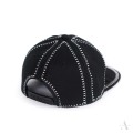 Czapka daszek letnia W cieniu podróży czarna fullcap unisex