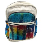 Plecak Hemp średni z Konopii Tie-dye Nepal hand made