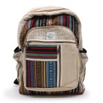 Plecak z Konopii i Bawełny - Suwaki, Nepal, Handmade