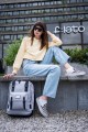 Plecak Himawari Chunky L szary, czarny